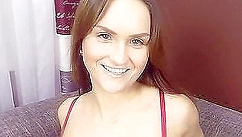 Czech brunette with a nice face and a nice body in vr porn