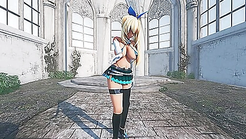 Sexynut in a black dress gets fucked with her partner on a VR desktop