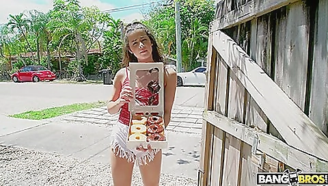 Latina teen sucking cum and then gets her pussy fucked