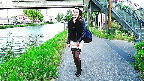 Horny lady enjoys sucking and face fucking with the stud