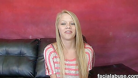 Blonde babe is going to give you an amazing cumshot