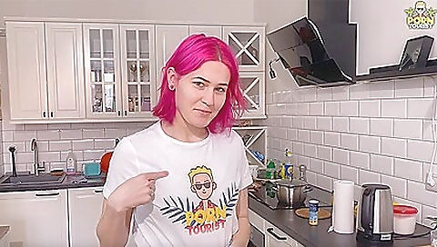 Russian redhead enjoys sex in amateur creampie scene