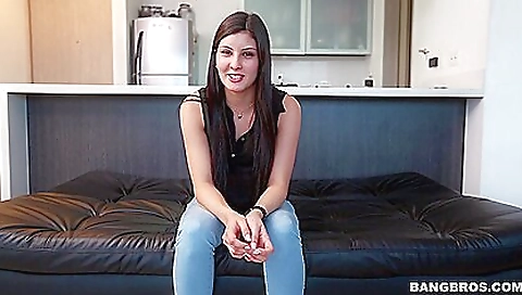 Latina teen gets a good ride in an amateur casting vid
