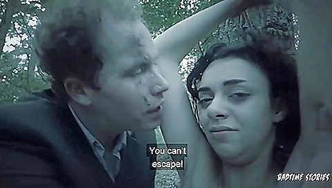 Busty brunette girl and a blonde teen in a threesome