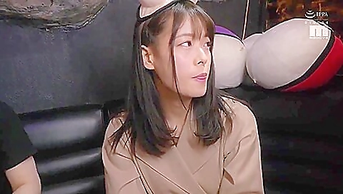 Japanese teen is dancing with a big dick in a group sex video