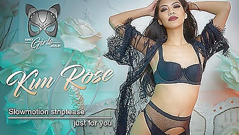 Kim Rose - Slowmotion Striptease Just For You - Lingerie Striptease