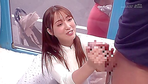 Busty asian teen girl rubs a big cock in front of her husband