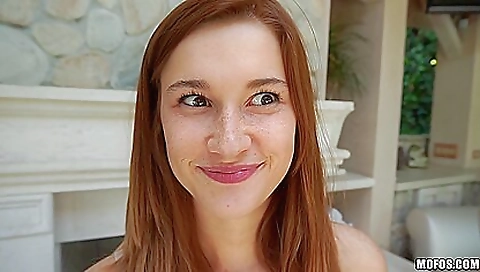 Brunette teen 18+ with a tattooed pussy has a deepthroat and a dick