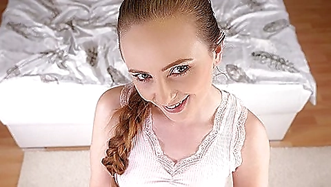 Busty babe in black lingerie with stockings gets a big ass fucked