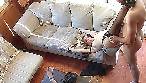 Beautiful secretary analing on your ass and into her vagina