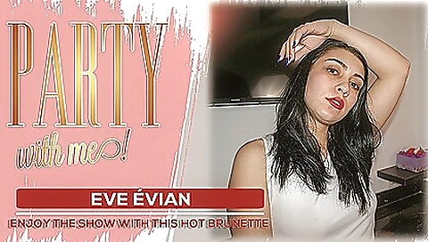 Horny brunette gets naked in vr porn and masturbates