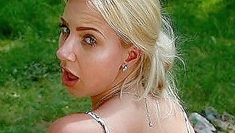 Hot girl in pink bikini gets her pussy and ass fucked